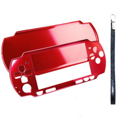 Ultra Slim Aluminium Case PSP Slim Red