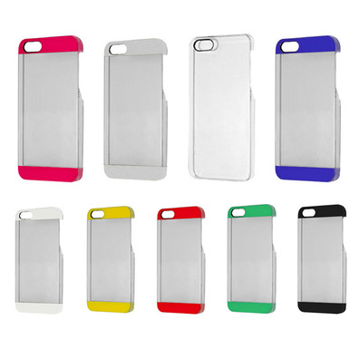 Transparent Plastic Case for iPhone 5/5S Vert
