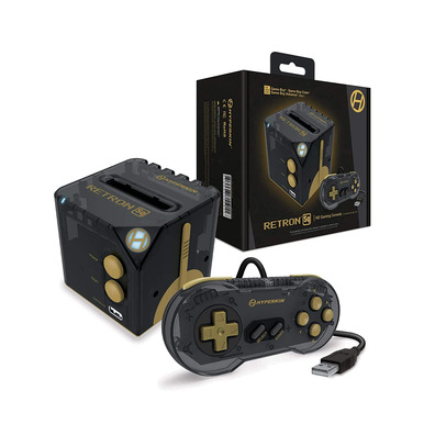 Consola Hyperkin Retron LP Black Gold (Gameboy y GBA)