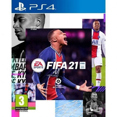 Consola Playstation 4 + FIFA 21 + Código Fifa Ultimate Team