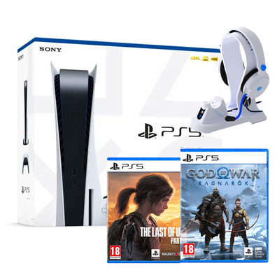 Consola Playstation 5 + God of War Ragnarök + The Last of Us Parte 1