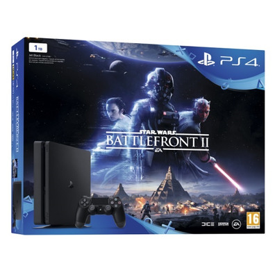 PS4 Slim 1TB + console Star Wars Battlefront II
