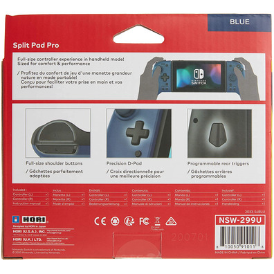 Contrôleur Hori Split PAD Pro Azul