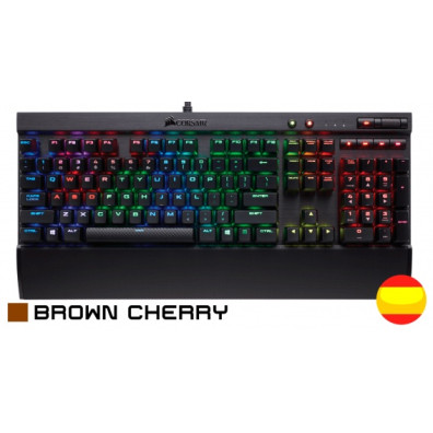Clavier Corsair K70 Lux RGB Led Cherry Mx Brown (espagnol)