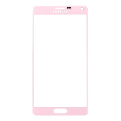 Façade en verre pour Samsung Galaxy Note 4 Rose