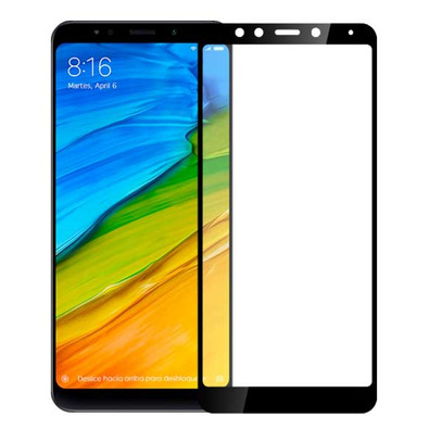 Verre Trempé Intégral Courbe 5D - Xiaomi Redmi 5 Plus Noire