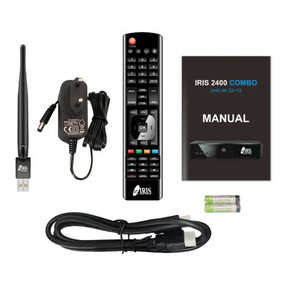 Décodeur satellite + TDT Iris 2400 UHD Combo