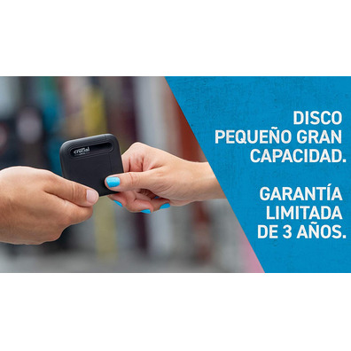 Disco Duro Crucial SSD 500 Go X6 Portable