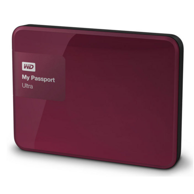 Disque dur externe Western Digital 1to 2.5 USB 3.0 My Passport Rouge