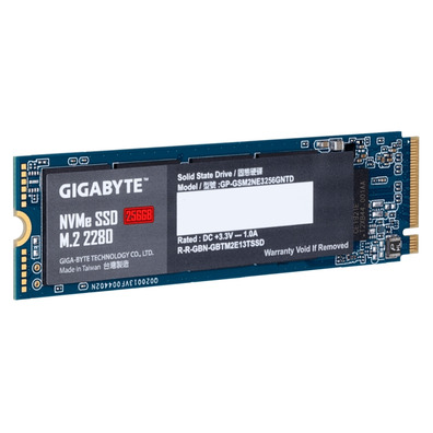 Disco Duro Gigabyte GP-GSM2NE3256GNTD SSD NVMe M. 2 256 Go 2280