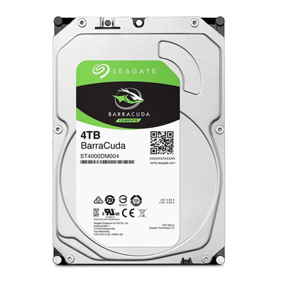 Disco Duro Interno Seagate Barracuda SATA 3 4 To 3,5''