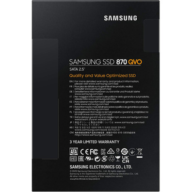 Disco Duro SSD 1 To Samsung 870 QVO SATA 2,5''