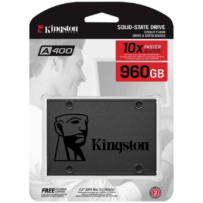 Disco Duro SSD 960 Go SATA3 Kingston SSDNOW A400 2.5''