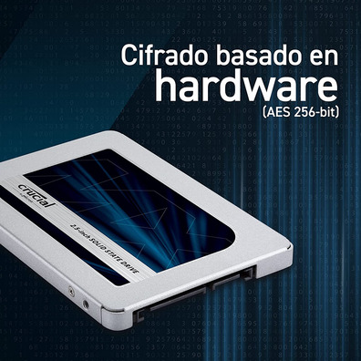 Disco Duro SSD Crucial 2,5''500 Go 3D NAND SATA MX500