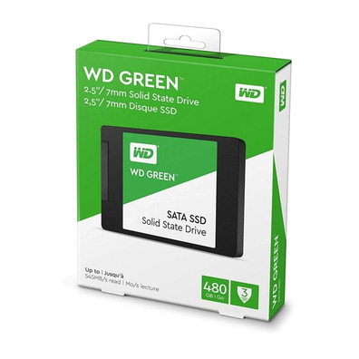 Disco Duro SSD Western Digital Green 480GB SATA 3 2,5''