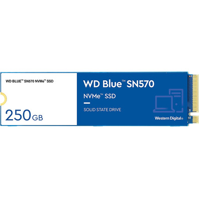 Disco Duro Western Digital Blue SN570 250 Go M2 SSD PCIE3 NVME