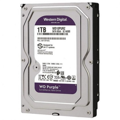 Disco Duro Western Digital Purple (Videovigilancia) 1TB 3.5''SATA 3