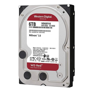 Disco Duro Western Digital RED NAS 6TB 3.5''SATA III WD60EFAX