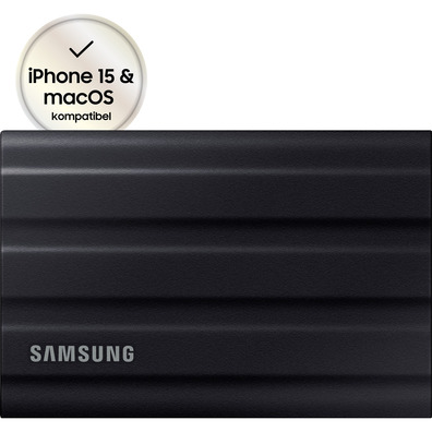 Disco Externo SSD Samsung Portable T7 Shield 4TB / USB 3.2/ Negro