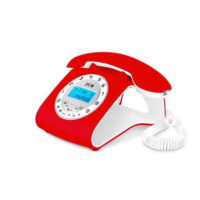 Telephone Retro Elegance SPC 3606R Red/White