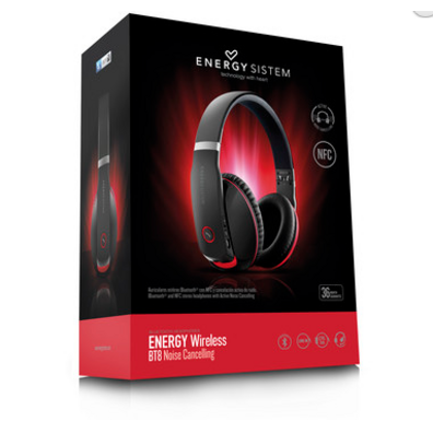 Système énergétique Auriculaire Bluetooth BT8 NFC nég / rouge