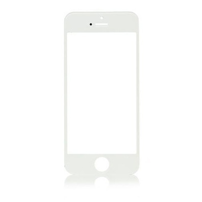 iPhone 5/5S/5C/SE avant en verre blanc