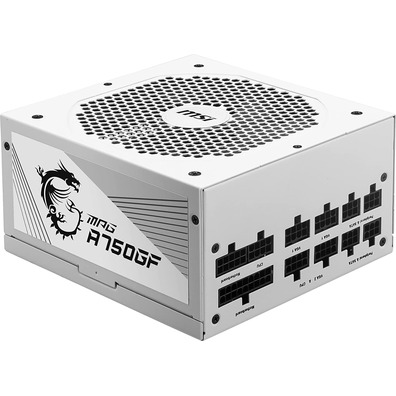 Fuente de Alimentación ATX 750W MSI MPG A750GF Blanc