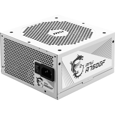 Fuente de Alimentación ATX 750W MSI MPG A750GF Blanc