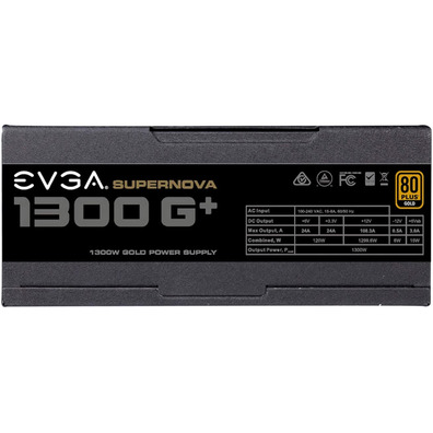 Fuente de Alimentación EVGA 1300 G + Supernova/130 0W 80 Plus Or