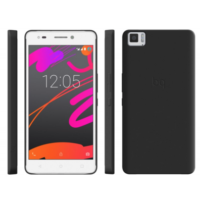 Cas Aquaris M5.5 Candy noir