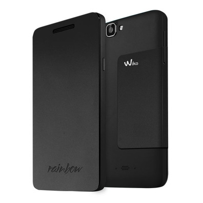 Flip Cover Wiko Rainbow Noire