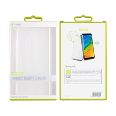 Boîtier en cristal transparent transparent Xiaomi Redmi 5 Plus Muvit