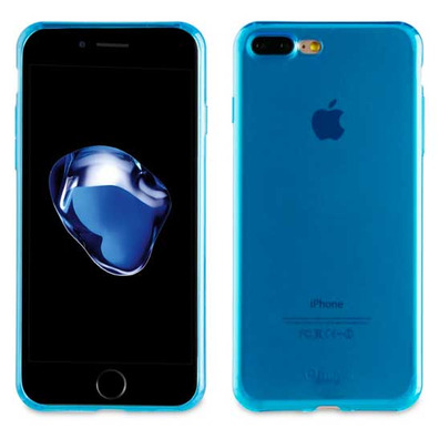 Crystal Soft Lite Case Blue Ultrathin iPhone 7 Plus Muvit