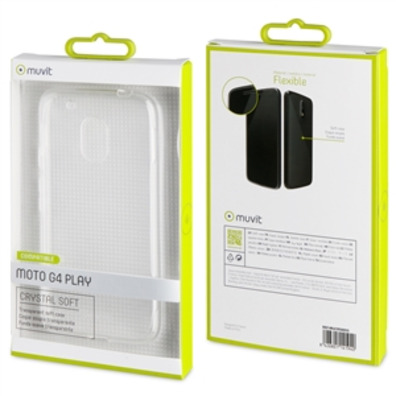 Cas cristal doux transparent Motorola Moto G4 Jouer Muvit