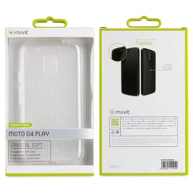 Cas cristal doux transparent Motorola Moto G4 Jouer Muvit