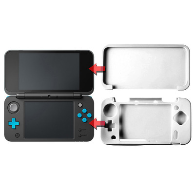 Housse en silicone Nintendo 2DS XL Blanc