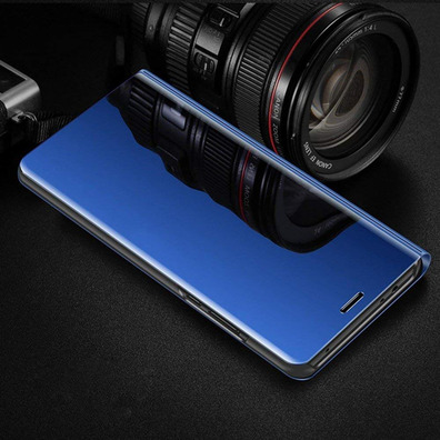 Type de livre Mirror Case pour iPhone 7/8 Bleu