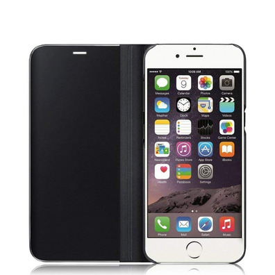 Type de livre Mirror Case pour iPhone 7/8 Noire