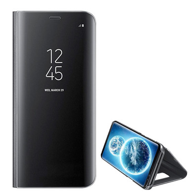 Couverture de miroir de livre - Samsung Galaxy S9 Noire