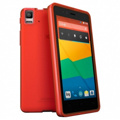 bq Aquaris E5 Gummie Cover Jaune
