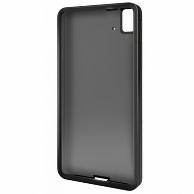 bq Aquaris E4.5 Gummie Cover Noir / Vert