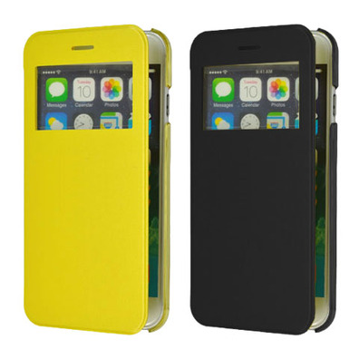 Cover for iPhone 6 with lid and window 4.7 " Blanc