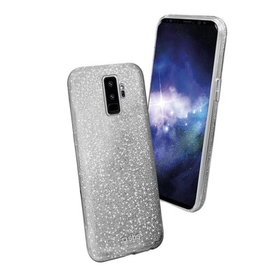 Coque Sparky Glitter pour Samsung Galaxy S9+ SBS Argent