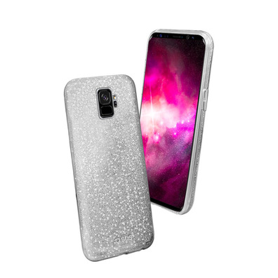 Coque Sparky Glitter pour Samsung Galaxy S9 Argent