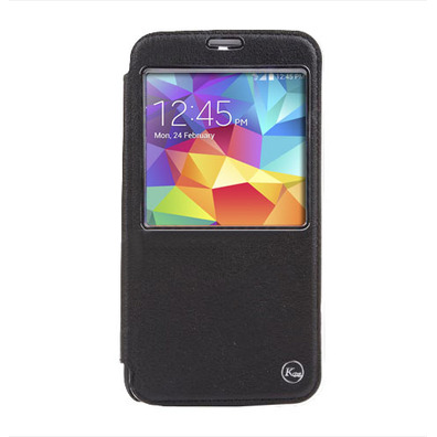 Flip Cover Windowed Samsung Galaxy S5 G900 Blanc