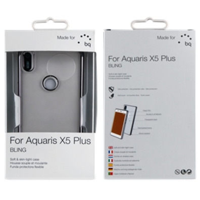 Affaire TPU Bling Marco Negro Aquaris X5 Plus