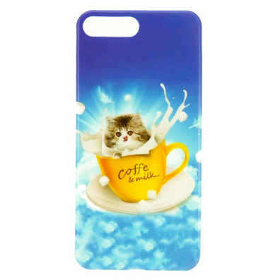 iPhone 7 Plus Cover Cat Milk X-One