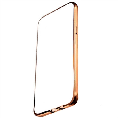 TPU Case Metal iPhone 7 Gold X-One