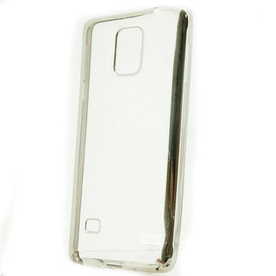 TPU Métal Samsung Galaxy Note 4 Argent X-un cas