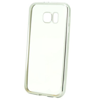 TPU métal Samsung Galaxy S6 argent X-un cas